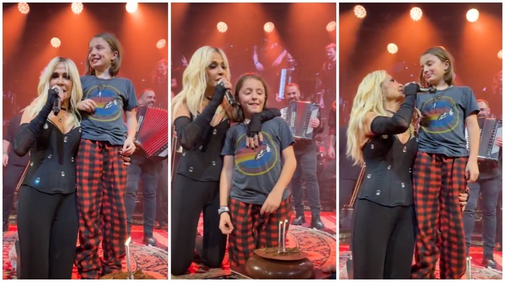 Άννα Βίσση: Γιόρτασε επί σκηνής τα 10α γενέθλια του εγγονού της - H αφιέρωση που του έκανε [βίντεο]